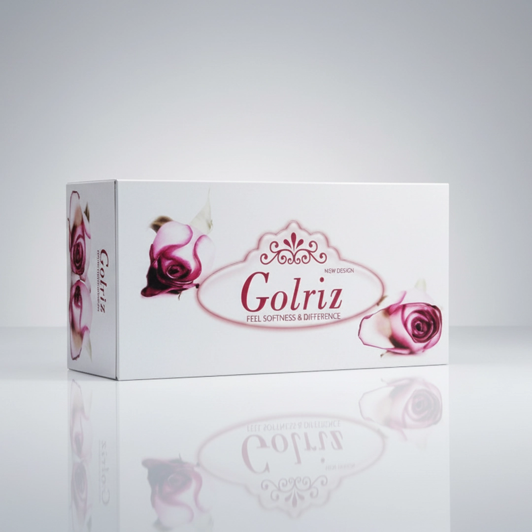 خرید دستمال کاغذي گلريز ۳۰۰ برگ ۲ لايه