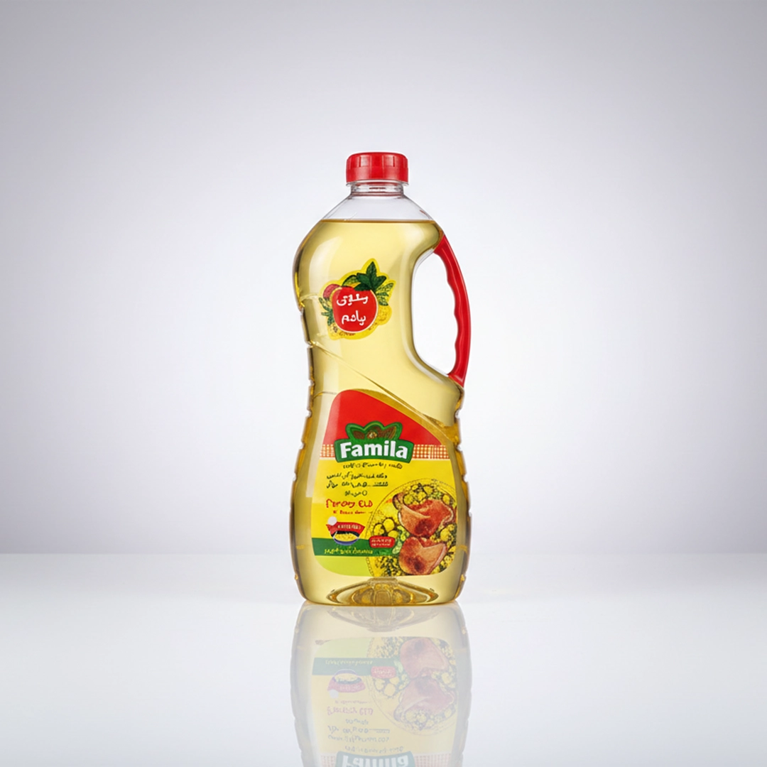 خرید روغن سرخ کردني شفاف فاميلا ۱/۸ ليتري