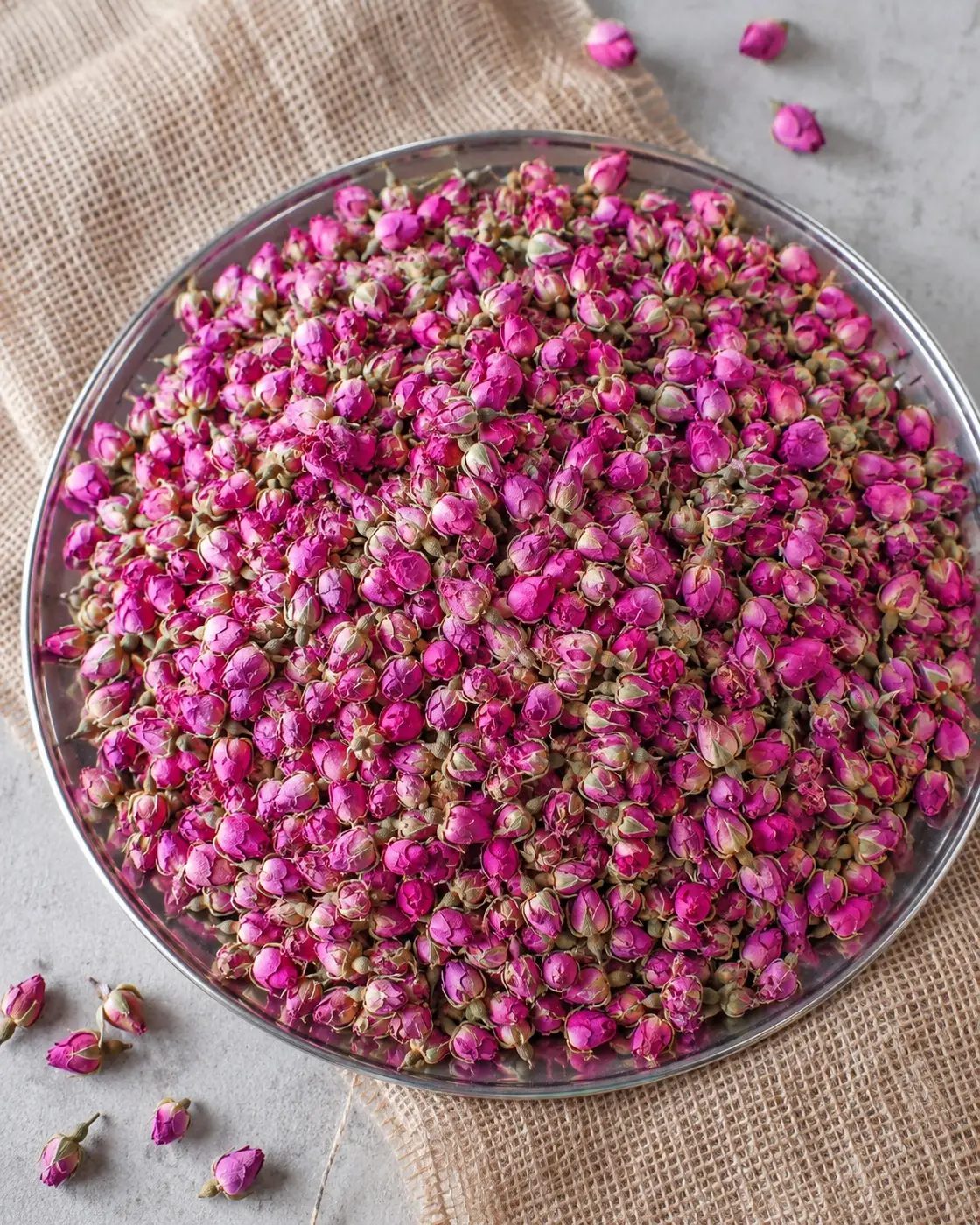 خرید غنچه گل محمدی خشک با بهترین قیمت+ارسال سراسر ایران