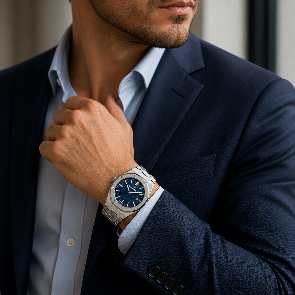 خرید ساعت مچی مردانه Audemars Piguet مدل Royal Oak Blue Dial
